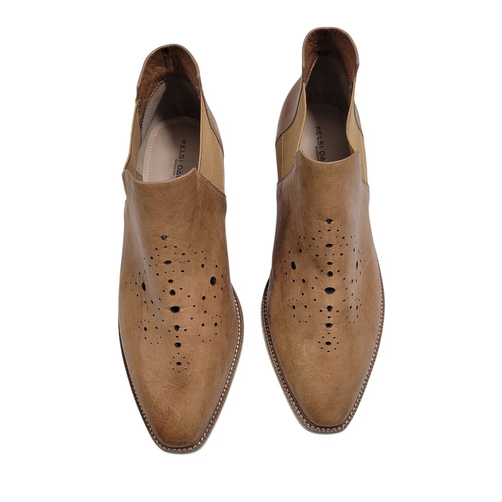Kelsi Dagger Brooklyn Brown Ankle Boots Size 11M 12423-2992